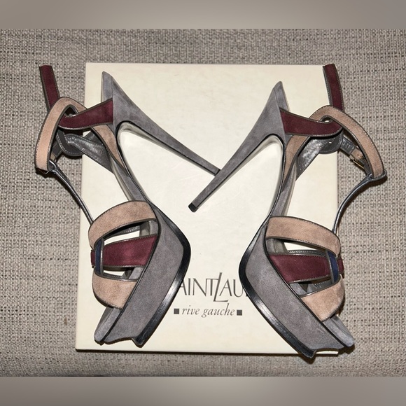 Saint Laurent Tribute Platform Sandal - Picture 4 of 5